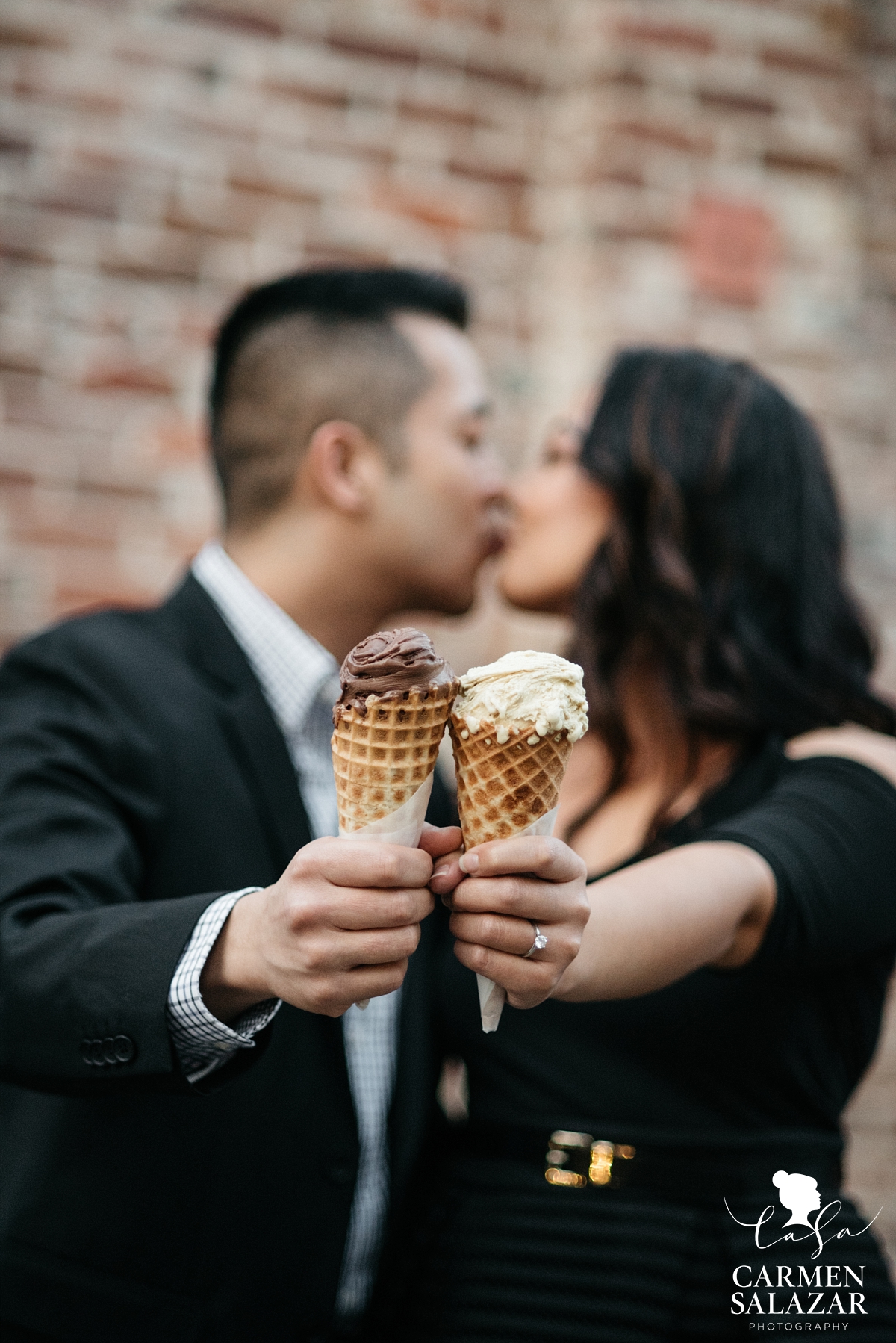 Gelato inspiration engagement session - Carmen Salazar Gelato inspiration engagement session - Carmen Salazar