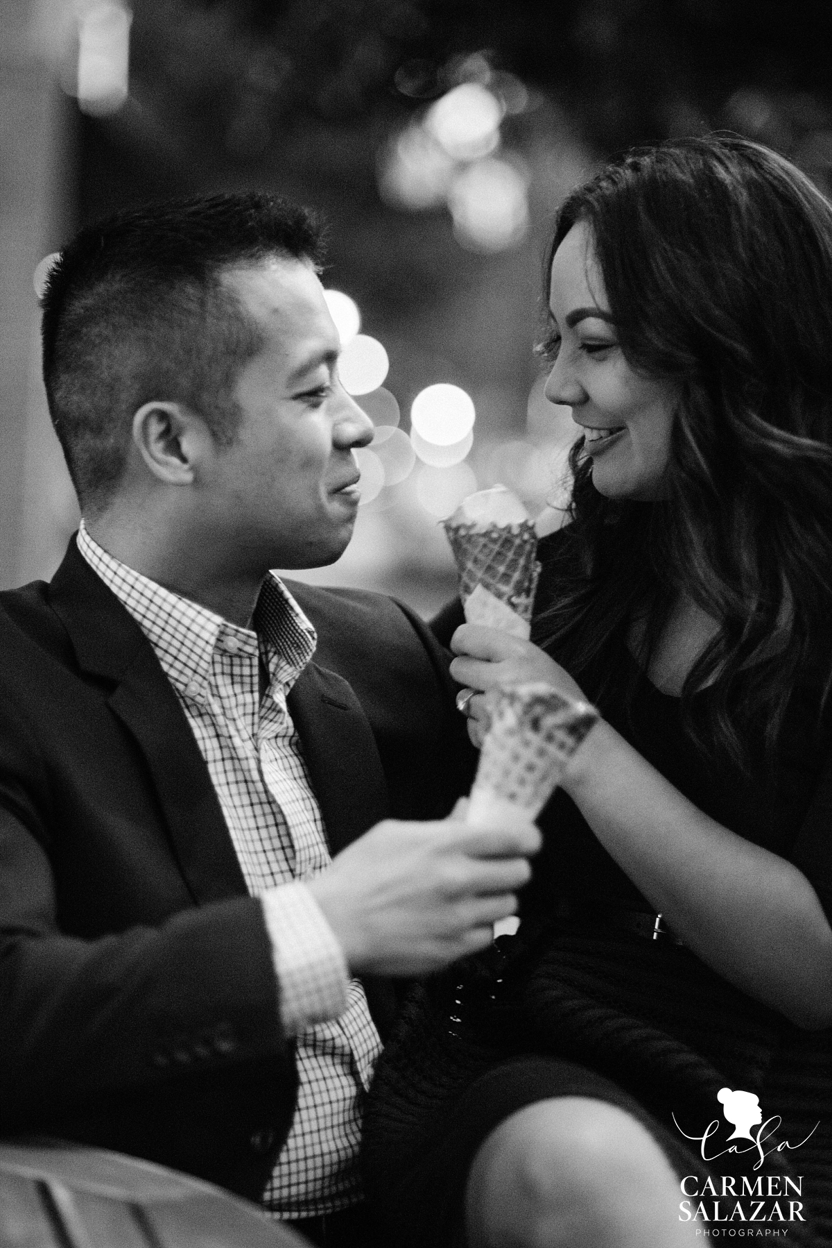 Downtown Sacramento night engagement session - Carmen Salazar Downtown Sacramento night engagement session - Carmen Salazar