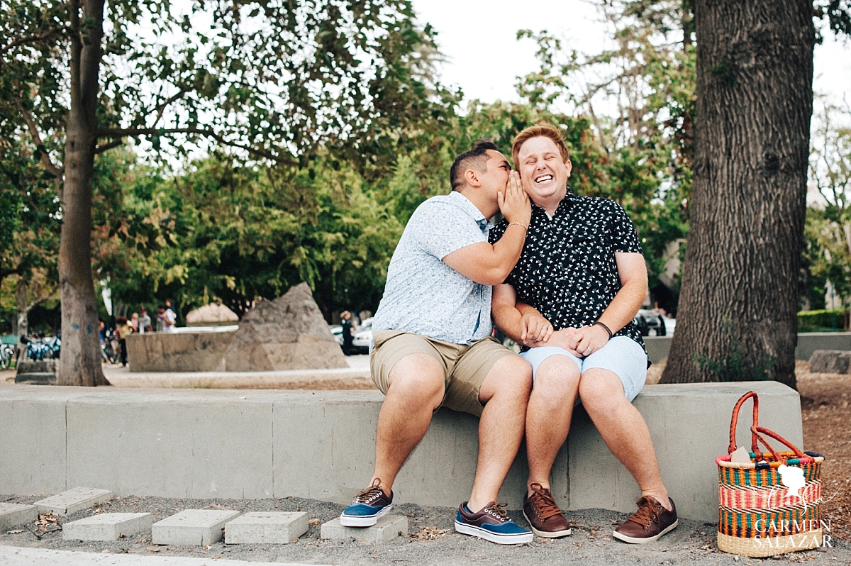Davis downtown engagement session - Carmen Salazar